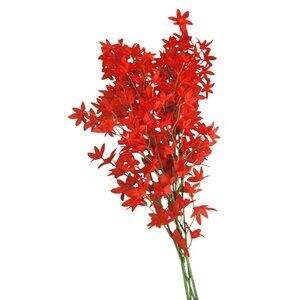 Artificial Red Floral Stems Filler Flowers - 2 Stems 42" Tall - DIY Decor & Craf